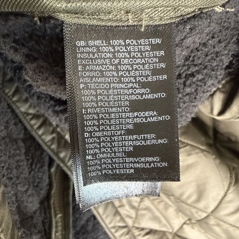 The North Face Cuchillo Vest Mens Size XXL Olive Green Quilted Insulated